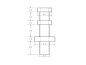 Preview: Turret Tube-Town Type 42 - 100 pcs