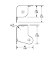 Preview: Set Corners w/ cutaway - Fender Style, 2 leg, silver incl. Screws