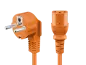 Preview: Power Cord 2 m, orange