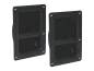 Preview: Schalengriff Stahl schwarz, Standard - Paar