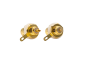 Preview: RCA phono socket gold plated black, PAIR