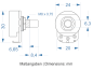 Preview: Alpha 250k Ohm log / Audio - 5 Stück