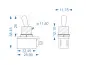 Preview: Toggle Switch Carling 110-63, SPST ON-OFF