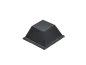 Preview: Rubber Feet square-style, small, self-adhesive, black - 24 pcs.