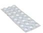 Preview: Rubber Feet round, self-adhesive, clear - 24 pcs.