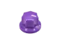 Preview: Knopf Classic geriffelt, Lila