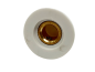 Preview: Knob Classic Fluted, white