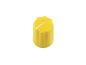 Preview: Knob Fluted Miniatur, yellow