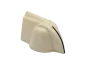 Preview: Knob Chickenhead Raised, Knurled Shaft, cream