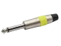 Preview: Rean NYS224C-0 - 6,3 mm (1/4")  Klinkenstecker, mono - gelb