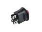 Preview: Rocker switch, 2 position, DPST, ON-OFF, lighted red