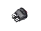 Preview: Rocker switch, 2 position, DPST, ON-OFF, lighted red