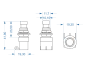 Preview: Fußtaster 1-Pol, EIN - (EIN)
