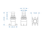 Preview: Fußschalter 2-Pol, EIN - EIN
