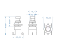 Preview: Fußtaster 2-Pol, EIN - (EIN)