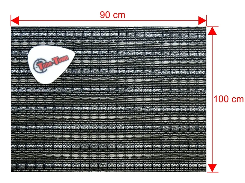Grillcloth Ampeg Black-Silver - 90 x 90 cm