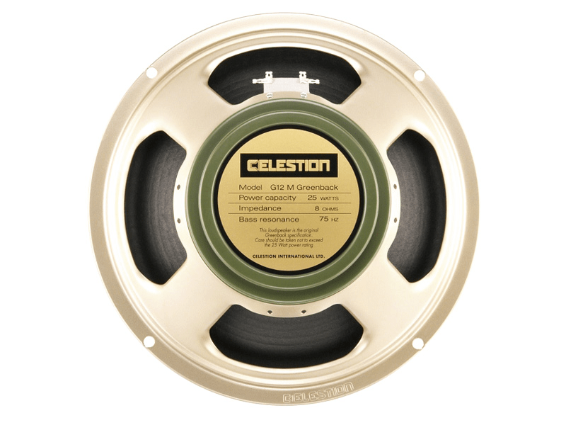 Celestion G12M Greenback 12" / 25 W / 8 Ohm - MADE IN UK