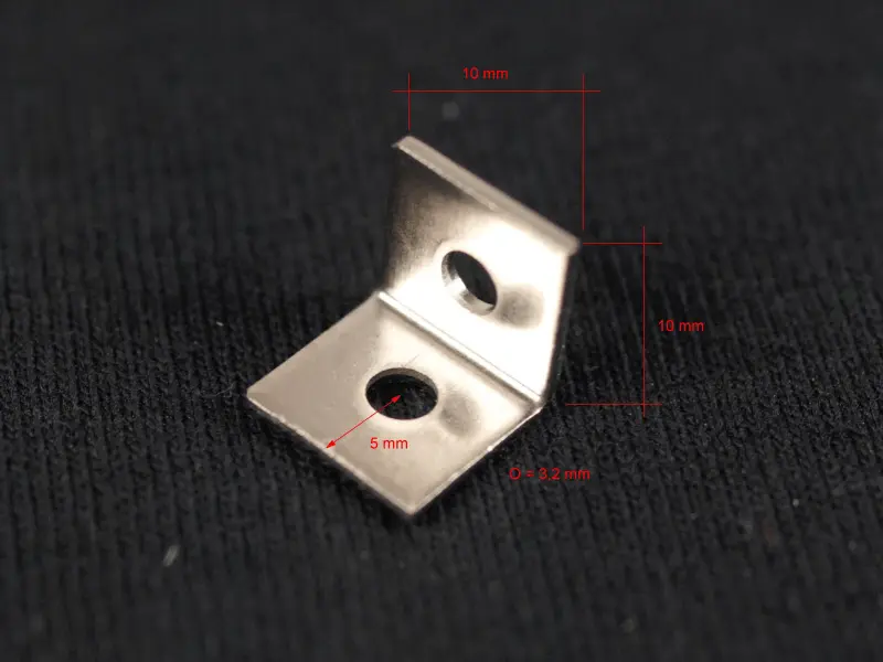 Montagewinkel 10 x 10 mm