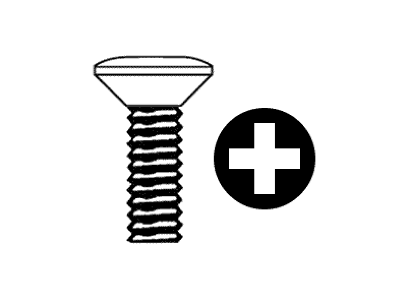 Linsensenkkopfschraube M3 x 10 mm, DIN 966 / ISO 7047