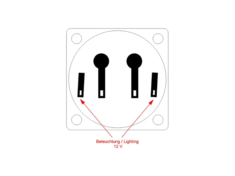 Retro Panel Meter 300 V AC