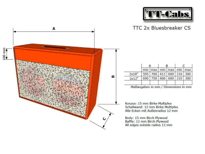 TTC 2X Bluesbreaker Style Custom Shop GOLD