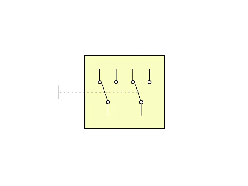 Fußtaster 2-Pol, EIN - (EIN)