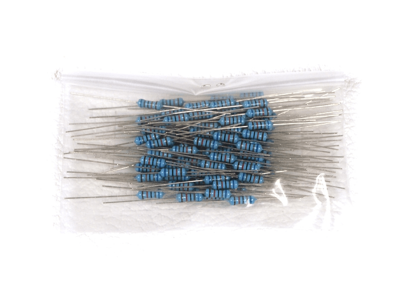 Metallfilmwiderstand 1 Meg Ohm / 1 % / 0,5 W, 100 Stk.