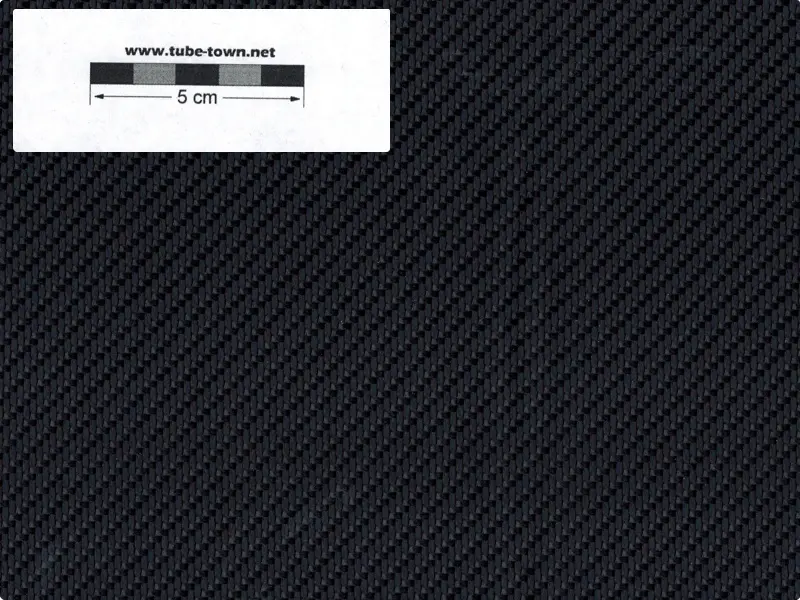 Tolex Tube-Town Carbon Fiber black / schwarz