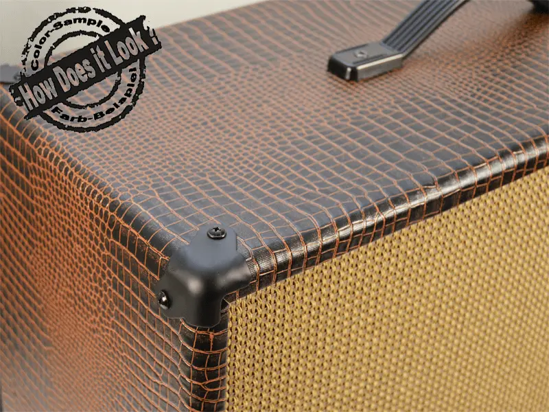Tolex Tube-Town Brown Alligator