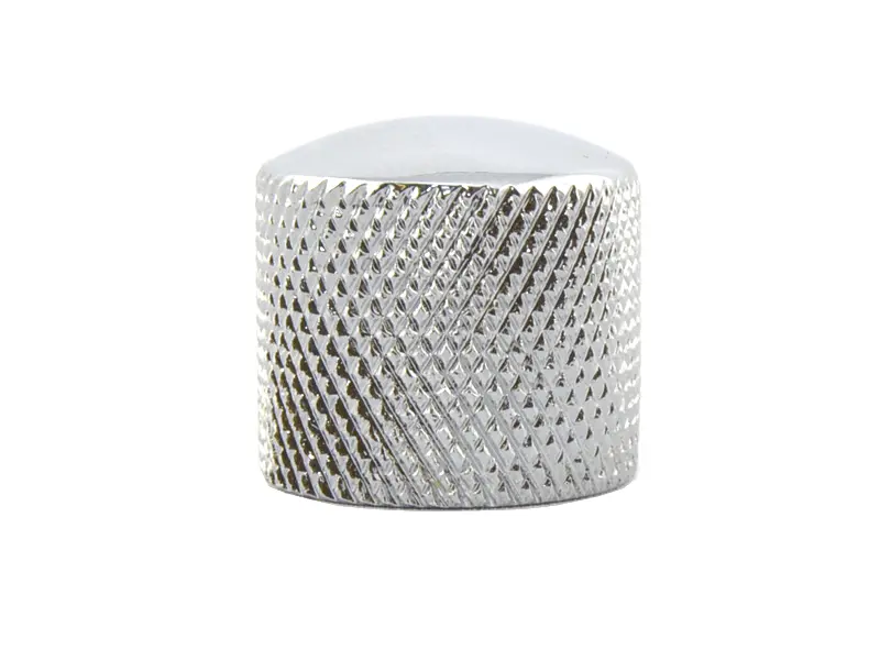 Knopf Metall, Tele-Stil, chrome