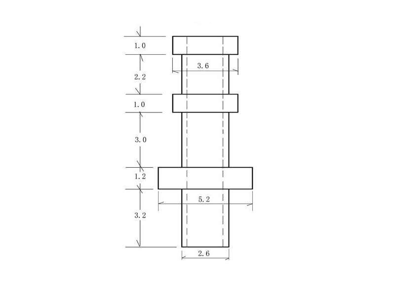 Turret Tube-Town Type 32 - 25 pcs GOLD