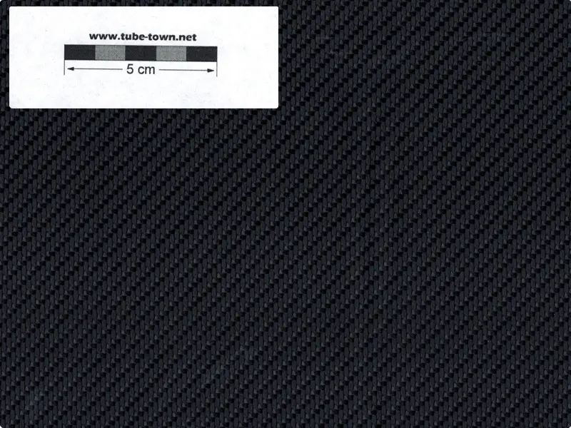 PIECE OF TOLEX, Tube-Town Carbon Fiber black, min. 100 x 40 cm