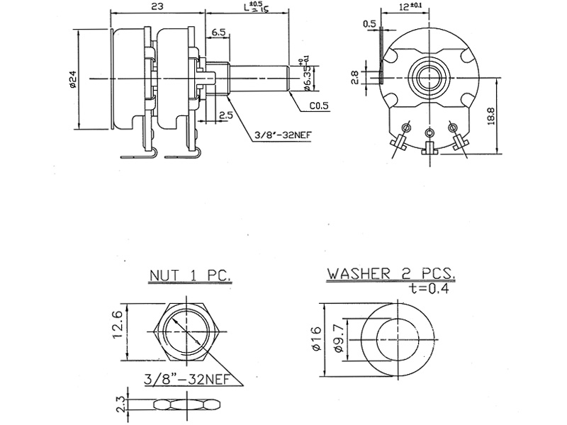 Alpha 1 MOhm linear Stereo