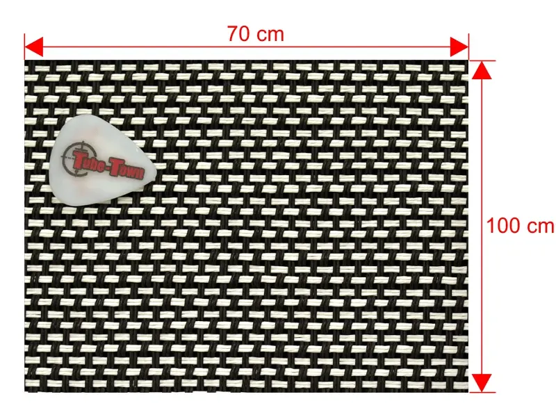 Frontbespannung Tube-Town Black & White - HiWatt - Stil - 80 x 100 cm