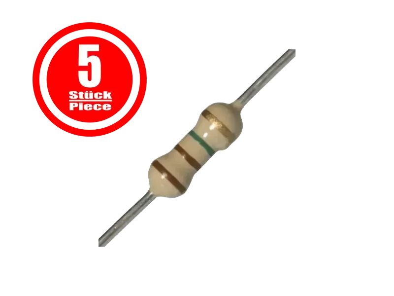 Carbon Film Widerstand 47k / 1 Watt - 5er Packung