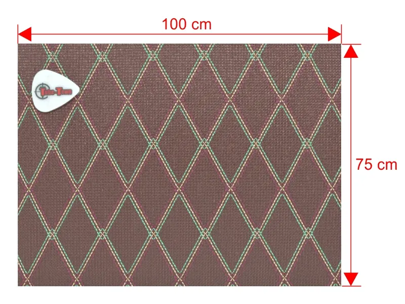 Grillcloth VOX Style Diamant brown - 100 x 75 cm