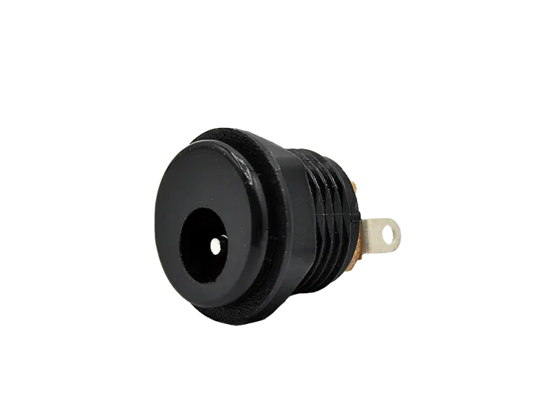 Power supply chassis sockets, for front side mounting