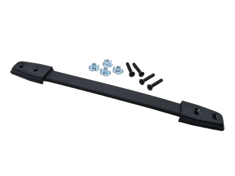 Koffergriff Fender-Stil, 2-Loch, 300 mm, schwarz