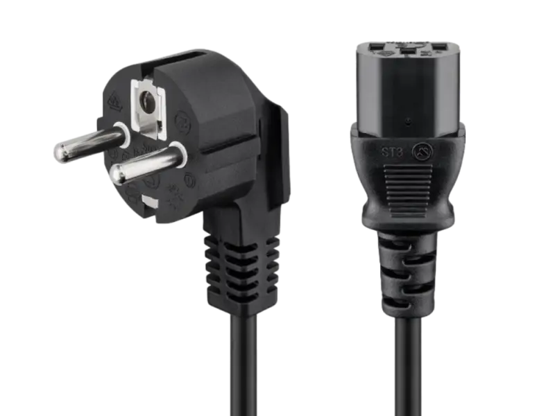 Power Cord 5 m, black