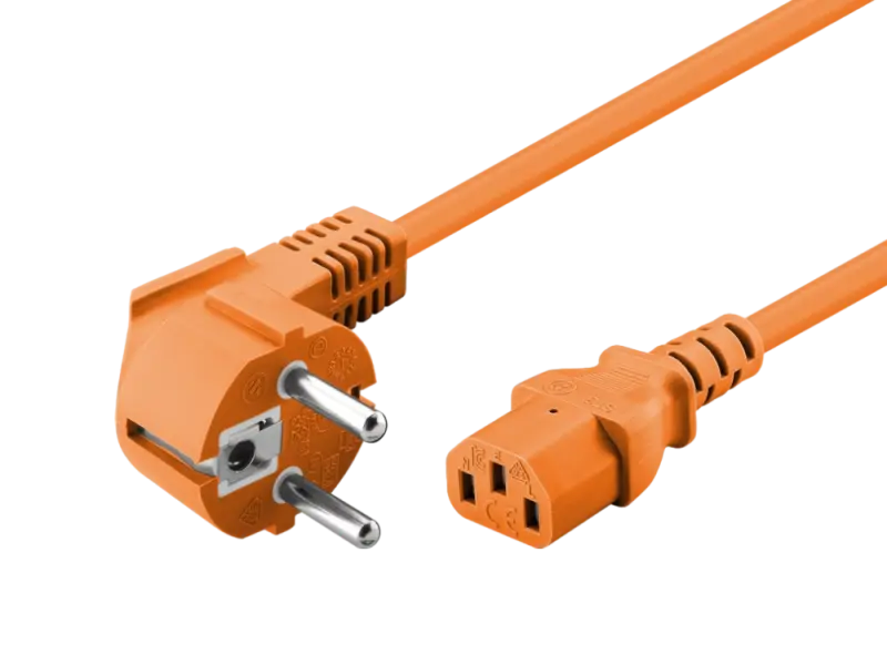 Power Cord 2 m, orange
