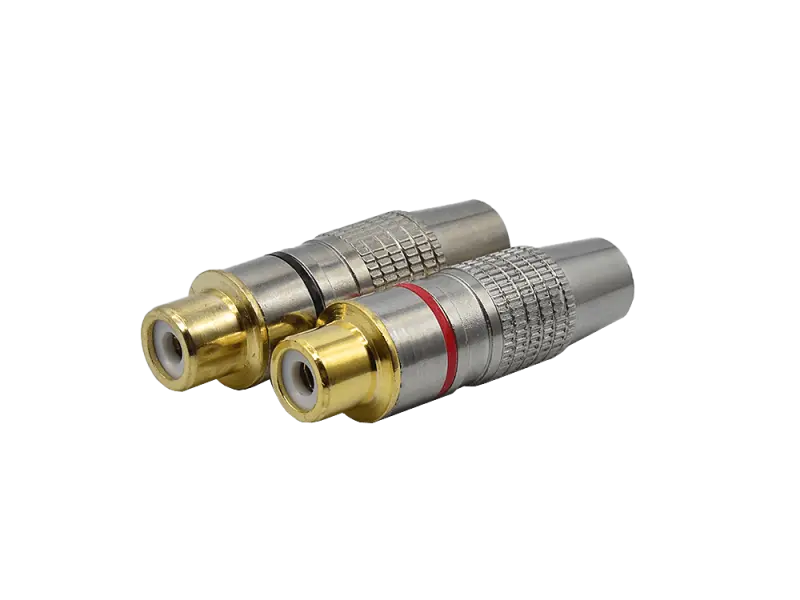 RCA phono jackgold plated, PAIR - HQ