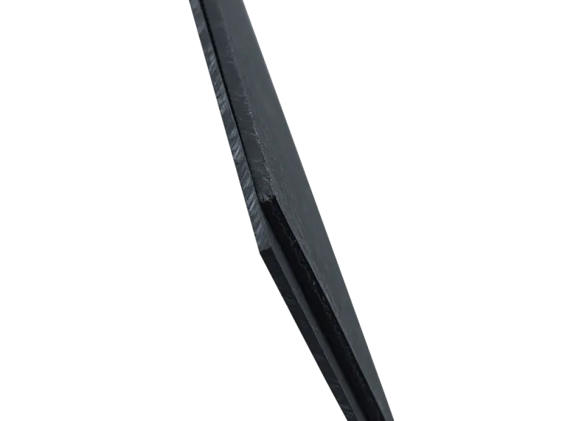 Fender-Stil Eyeletboard, blank,  black, Set of 2, 406 x 76 mm