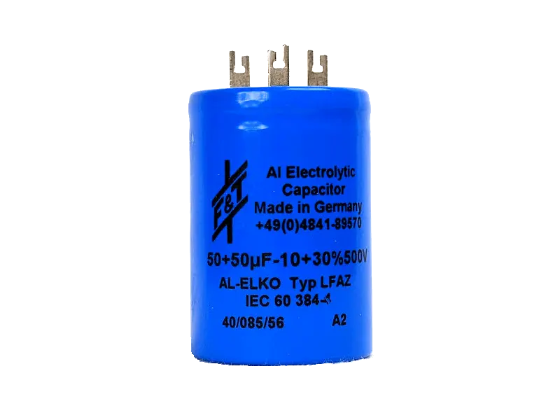 F+T 50 + 50 µF / 500 V Multisection