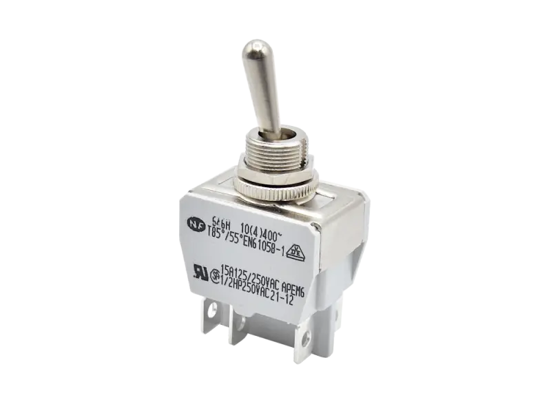 Kippschalter APEM 646 H/2 - 2-Pol Wechsler, EIN-EIN