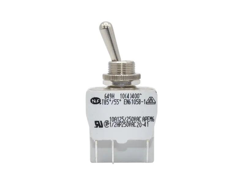 Kippschalter APEM 649 H/2 - 2-Pol Wechsler, EIN-AUS-EIN