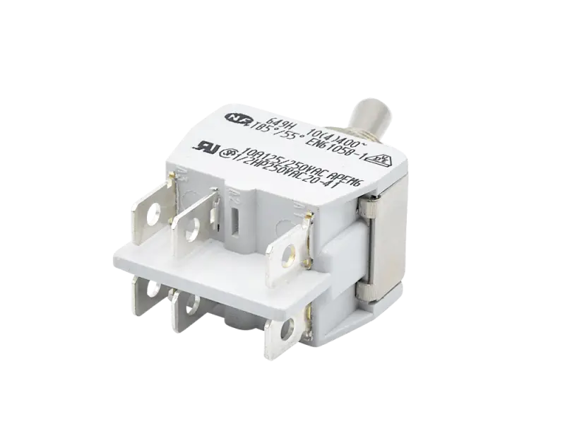 Kippschalter APEM 649 H/2 - 2-Pol Wechsler, EIN-AUS-EIN