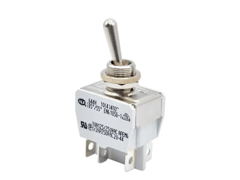 Kippschalter APEM 644 H/2 - 2-Pol - EIN-(AUS)-EIN