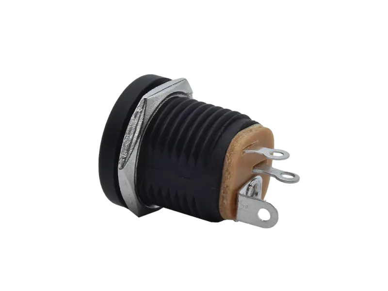 DC Power Jack, Frontpanel mount, 5,5 x 2,1 mm