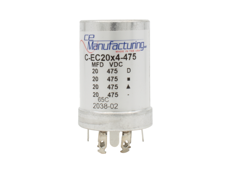 Kondensator, radial 20/20/20/20µF - 475 V