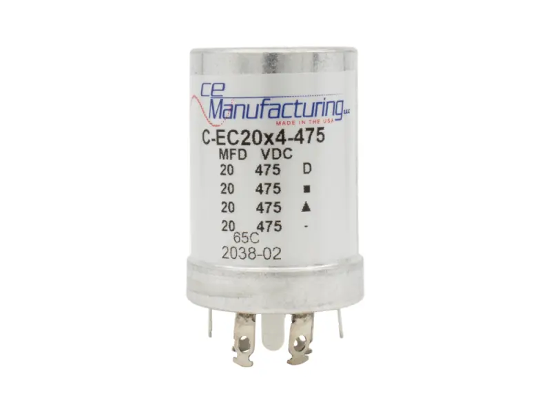 Capacitor, radial  20/20/20/20µF - 475 V